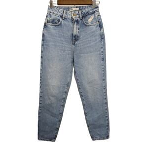 Women's Zara High-Rise Distressed Ankle Jeans Size 2